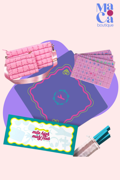 Pretty in Pink - Mile High Mahj Club Travel Tiles Set Mahjong