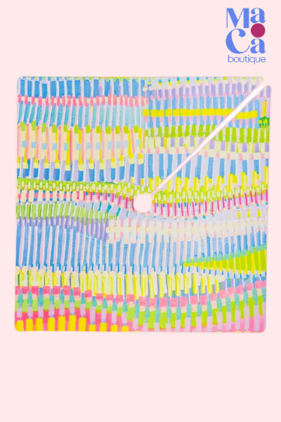 Bright Abstract Neoprene Umbrella Mahjong Mat