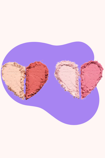 Pillow Talk Beauty Soulmates Airbrush Flawless Finish Brightening and Blush Powder Palette